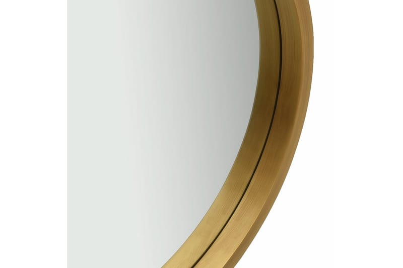 Väggspegel med rem 50 cm guld - Guld - Inredning - Speglar - Väggspegel