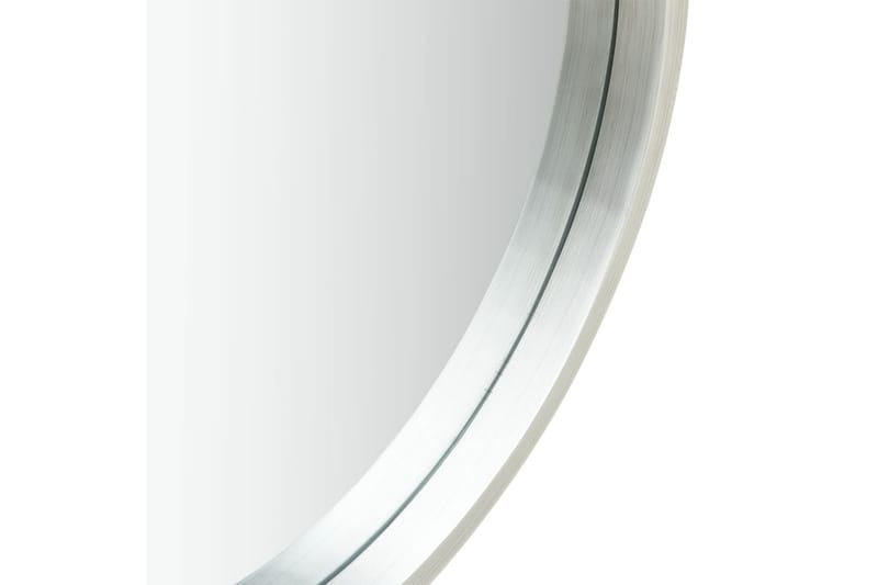 Väggspegel med rem 50 cm silver - Silver - Väggspegel - Hallspegel