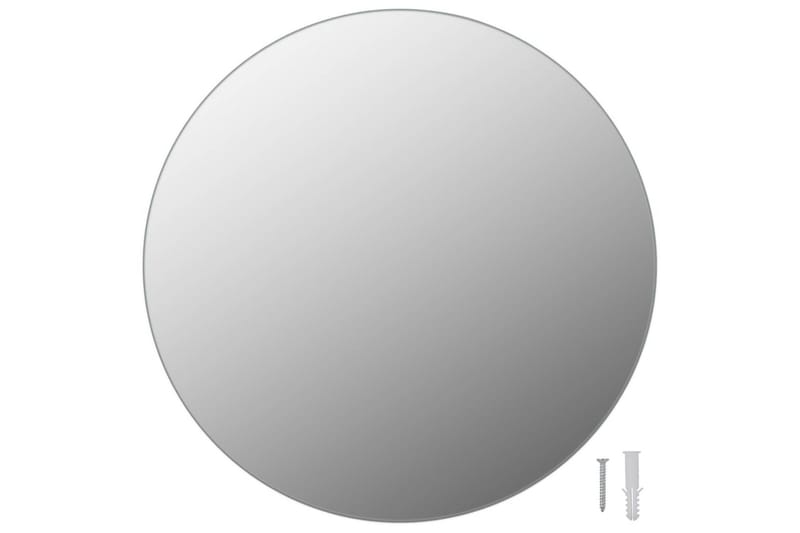 Väggspegel rund 40 cm glas - Silver - Inredning - Speglar - Väggspegel
