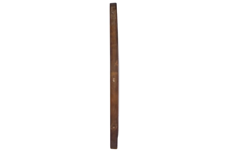 Väggspegel rund 60 cm teak - Brun - Inredning - Speglar - Väggspegel