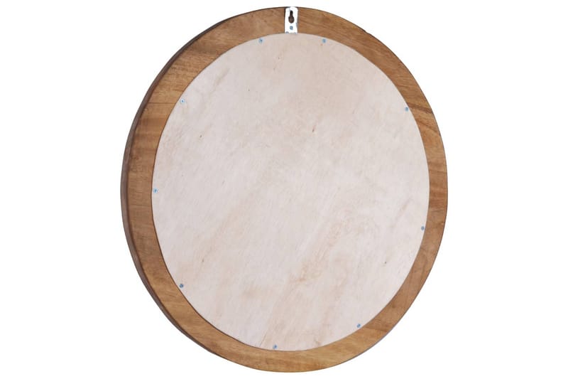 Väggspegel rund 60 cm teak - Brun - Inredning - Speglar - Väggspegel