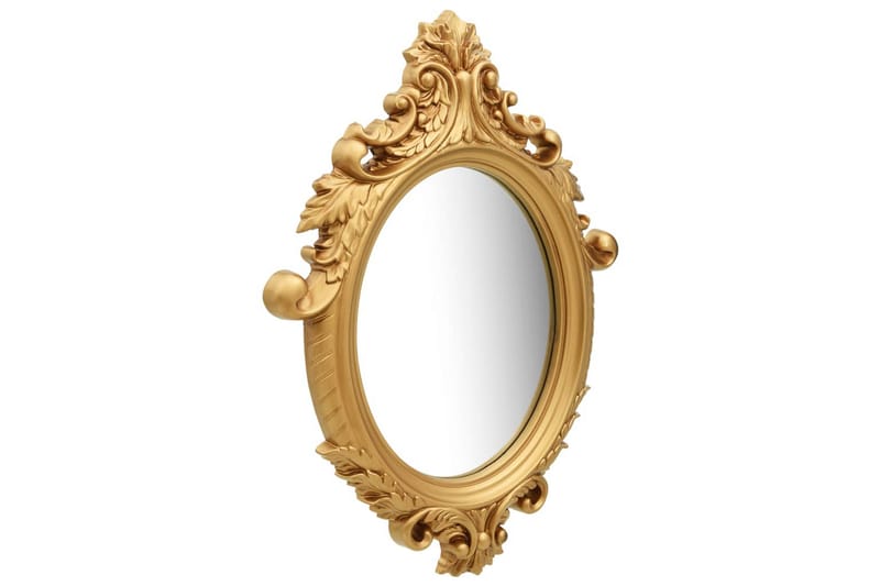 Väggspegel slottsstil 56x76 cm guld - Guld - Inredning - Speglar - Väggspegel