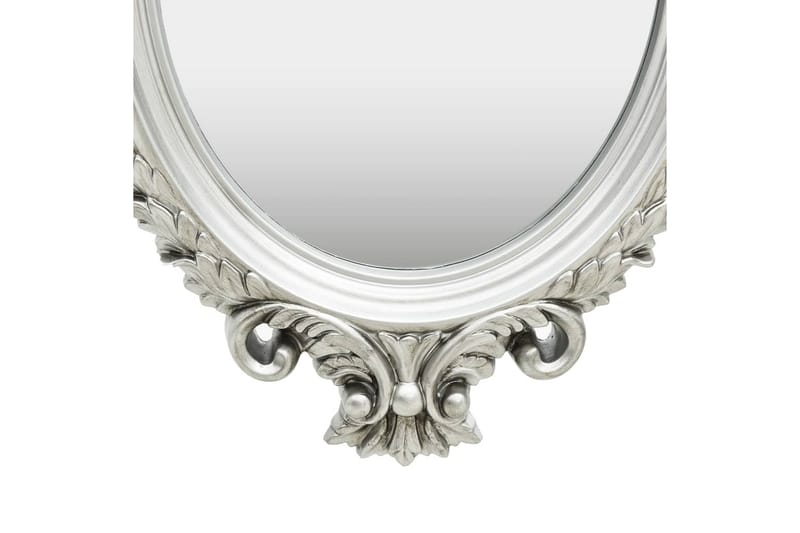 Väggspegel slottsstil 56x76 cm silver - Silver - Inredning - Speglar - Väggspegel