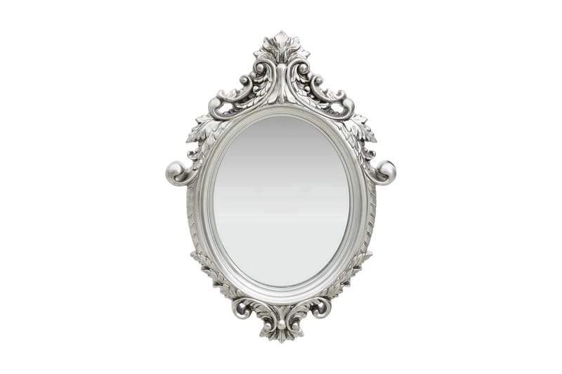 Väggspegel slottsstil 56x76 cm silver - Silver - Inredning - Speglar - Väggspegel