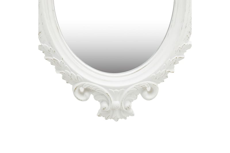 Väggspegel slottsstil 56x76 cm vit - Vit - Inredning - Speglar - Väggspegel