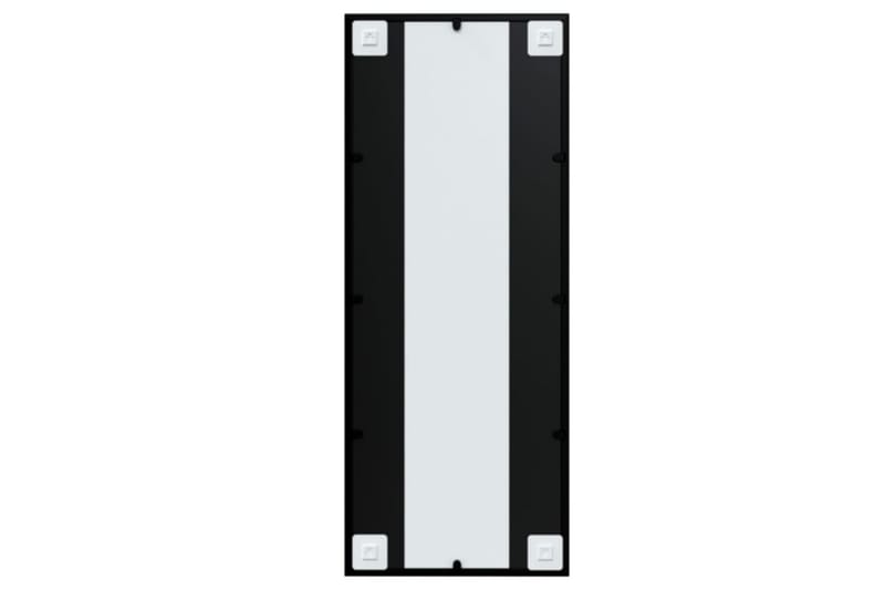Väggspegel svart 100x40 cm metall - Svart - Inredning - Speglar - Väggspegel