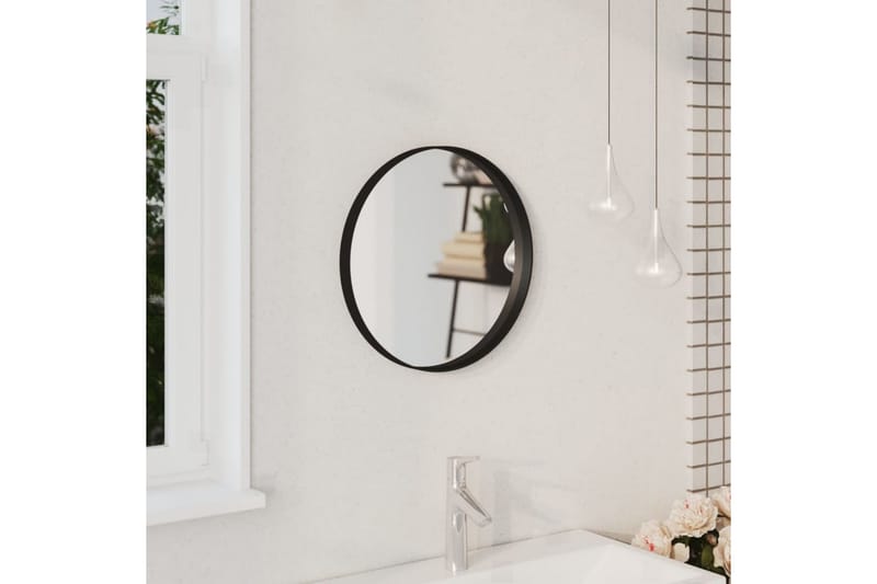 Väggspegel svart 40 cm - Svart - Inredning - Speglar - Väggspegel