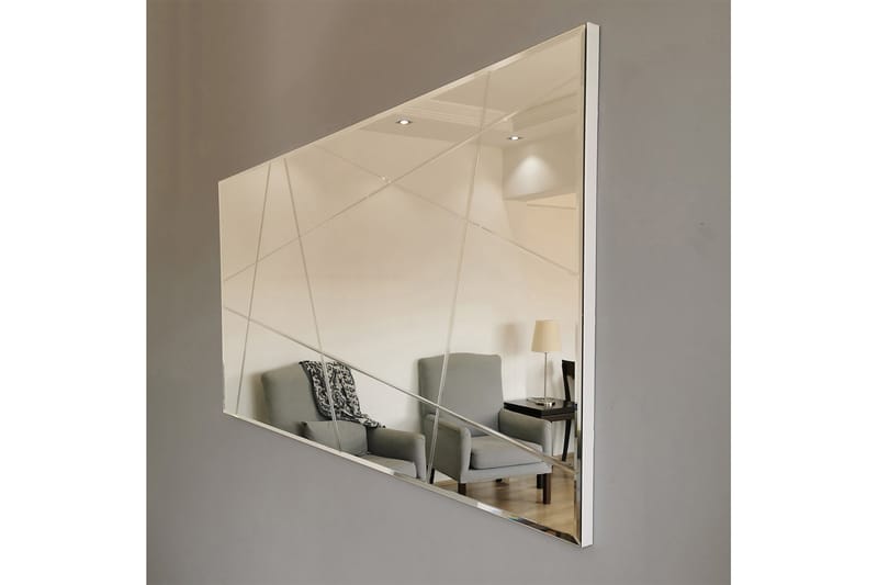 Västerort Spegel Liggande - Silver - Väggspegel - Hallspegel
