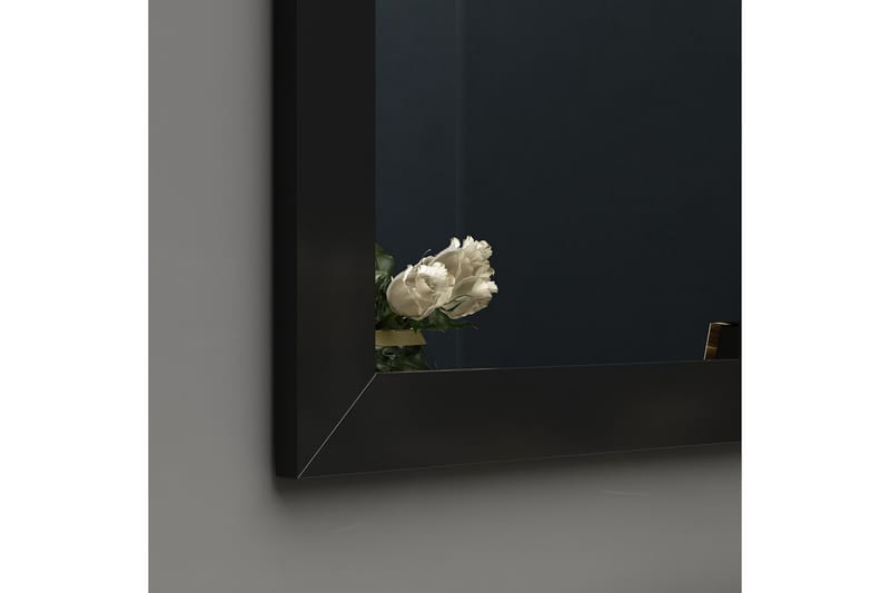 Vanomi Spegel 50 cm Rektangulär - Svart - Väggspegel - Hallspegel
