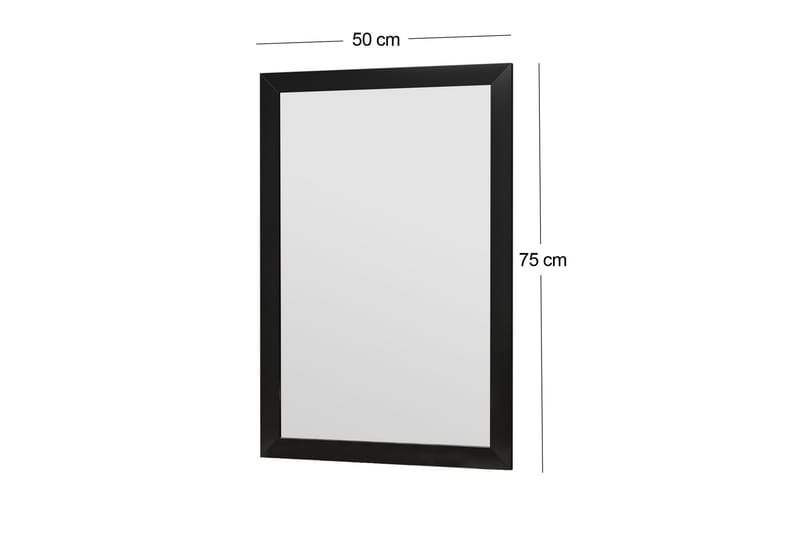 Vanomi Spegel 50 cm Rektangulär - Svart - Inredning - Speglar - Väggspegel