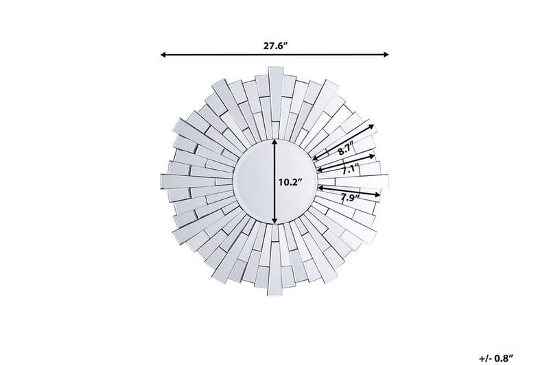 Vire Spegel 70 cm - Silver - Inredning - Speglar - Väggspegel