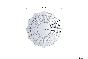 Vire Spegel 70 cm - Silver - Inredning - Speglar - Väggspegel