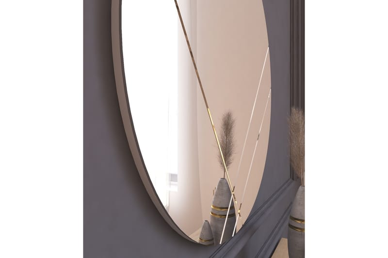 Vocal Spegel 60 cm Rund - Vit - Väggspegel - Hallspegel