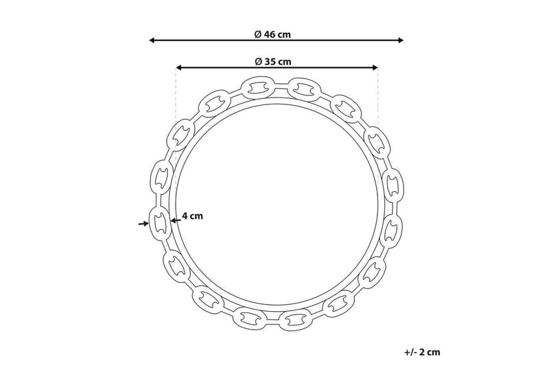 Väggspegel Yebra - Inredning - Speglar - Väggspegel