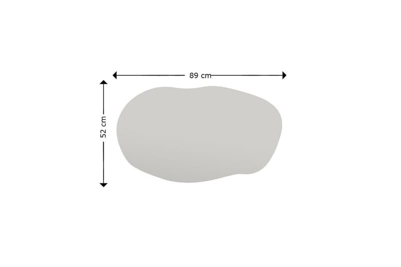 Zeo Spegel 52 cm Rektangulär - Svart - Inredning - Speglar - Väggspegel