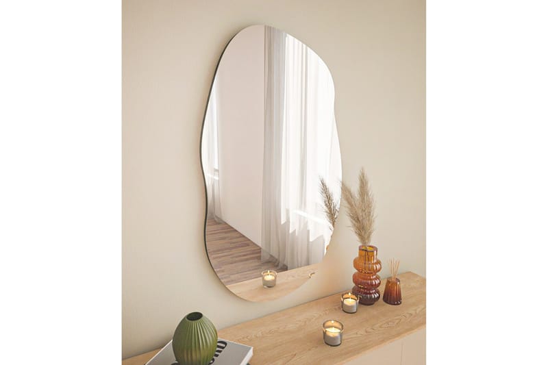 Zeo Spegel 52 cm Rektangulär - Svart - Inredning - Speglar - Väggspegel