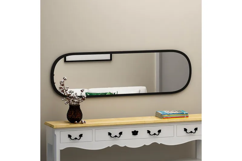 Zeos Spegel 40 cm Rektangulär - Svart - Inredning - Speglar - Väggspegel