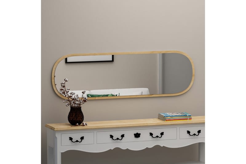 Zeos Spegel 40 cm Rektangulär - Trä/Natur - Inredning - Speglar - Väggspegel