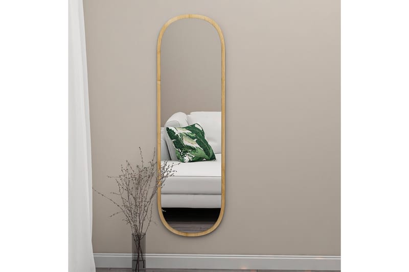 Zeos Spegel 40 cm Rektangulär - Trä/Natur - Inredning - Speglar - Väggspegel