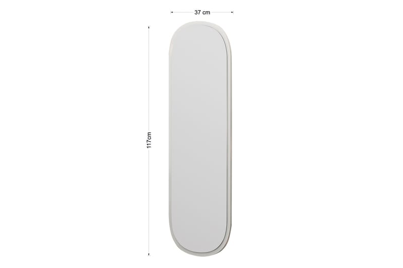 Zeos Spegel 40 cm Rektangulär - Vit - Inredning - Speglar - Väggspegel