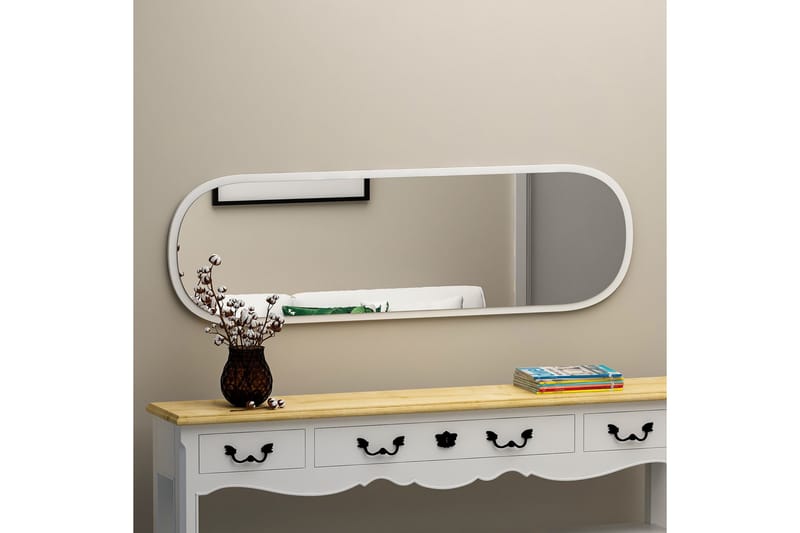 Zeos Spegel 40 cm Rektangulär - Vit - Inredning - Speglar - Väggspegel