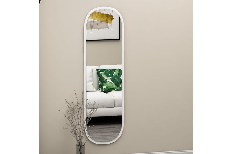 Zeos Spegel 40 cm Rektangulär - Vit - Inredning - Speglar - Väggspegel