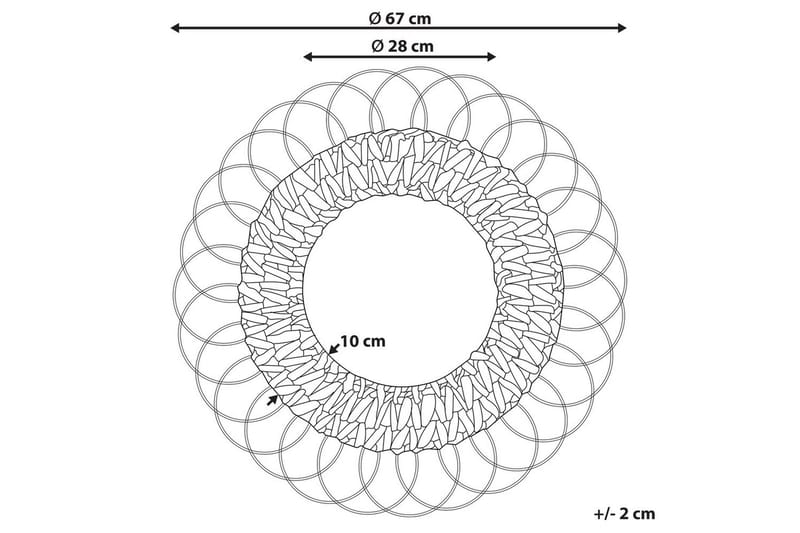 Väggspegel Pamol - Inredning - Speglar - Väggspegel