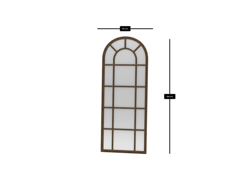 Varlo Golvspegel 80x180 cm - Brun - Inredning - Speglar - Helkroppsspegel