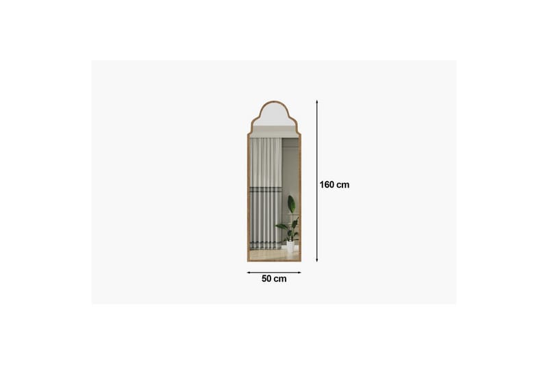 Vetra Golvspegel 50x160 cm - Rödfärgat trä - Inredning - Speglar - Helkroppsspegel