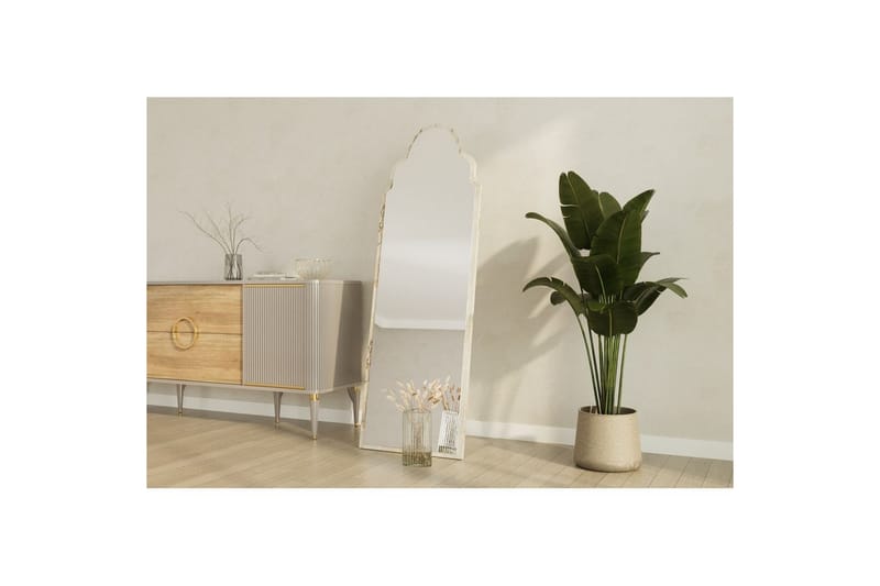 Vetra Golvspegel 50x160 cm - Vit - Inredning - Speglar - Helkroppsspegel