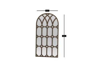 Vinor Golvspegel 180 cm - Brun - Inredning - Speglar - Helkroppsspegel