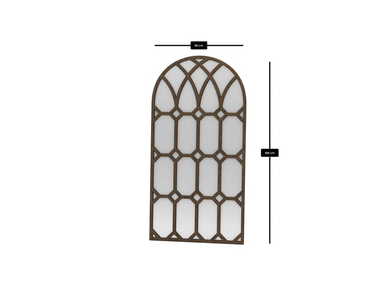 Vinor Golvspegel 180 cm - Brun - Inredning - Speglar - Helkroppsspegel