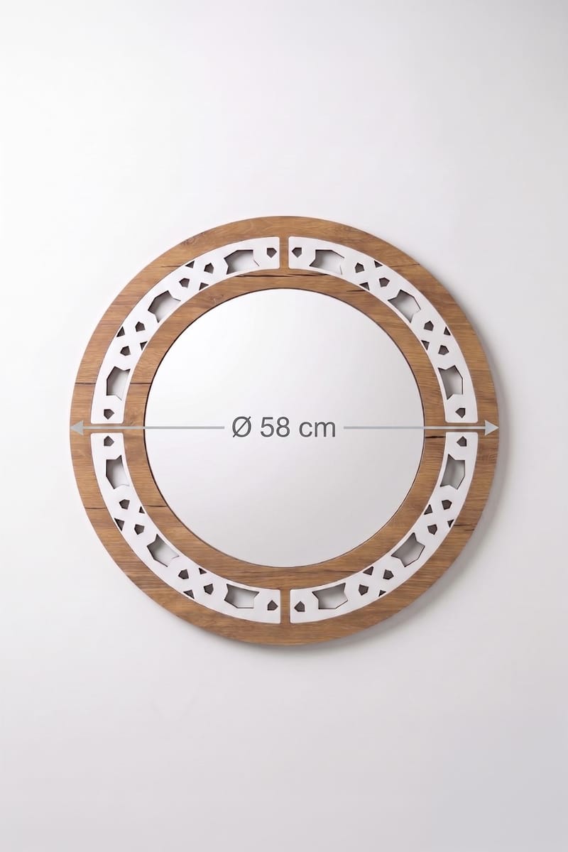 Zayra Väggspegel Rund 58 cm - Inredning - Speglar - Väggspegel