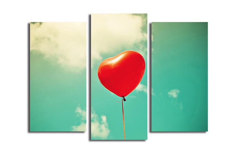 Canvastavla 3-pack Flerfärgad - 20x39 cm - Inredning - Tavlor & konst - Canvastavlor