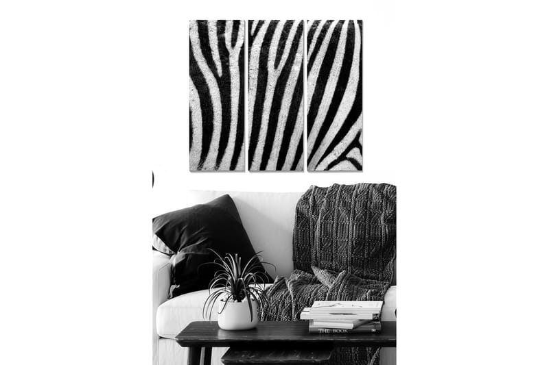 Canvastavla 3-pack Flerfärgad - 20x50 cm - Inredning - Tavlor & konst - Canvastavlor