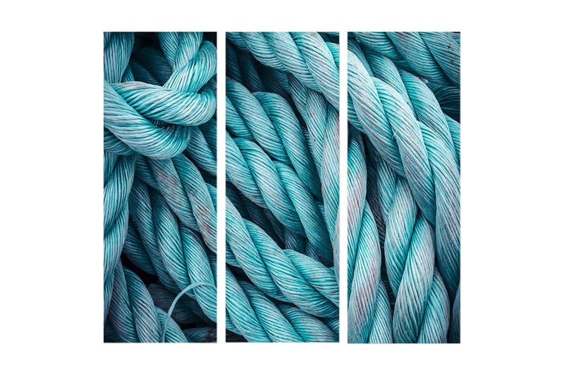 Canvastavla 3-pack Flerfärgad - 20x50 cm - Inredning - Tavlor & konst - Canvastavlor