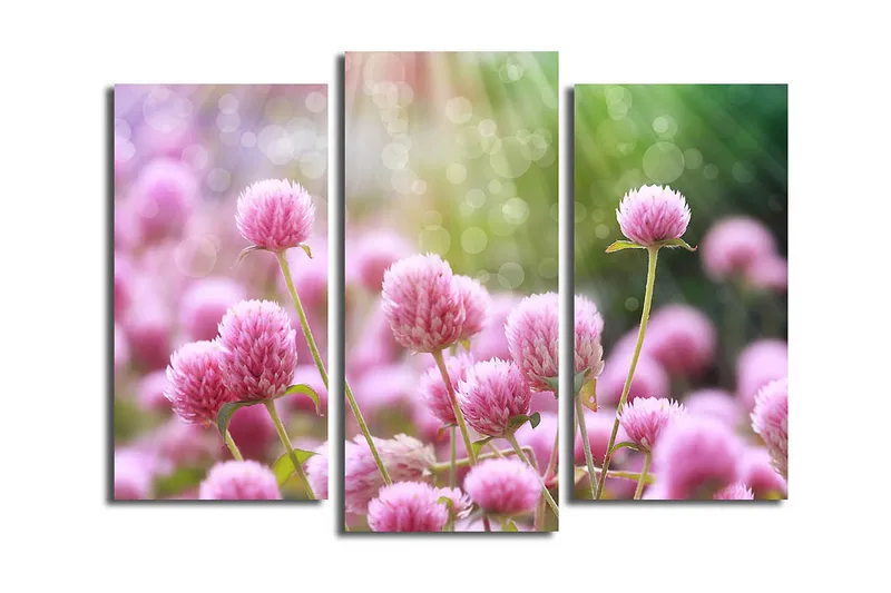 Canvastavla 3-pack Flerfärgad, 20x39 cm