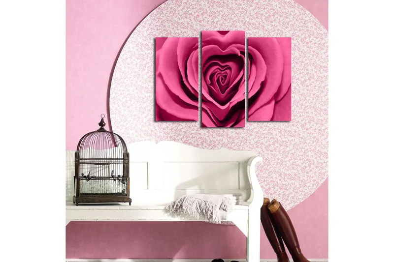 Canvastavla 3-pack Flerfärgad - 20x39 cm - Inredning - Tavlor & konst - Canvastavlor