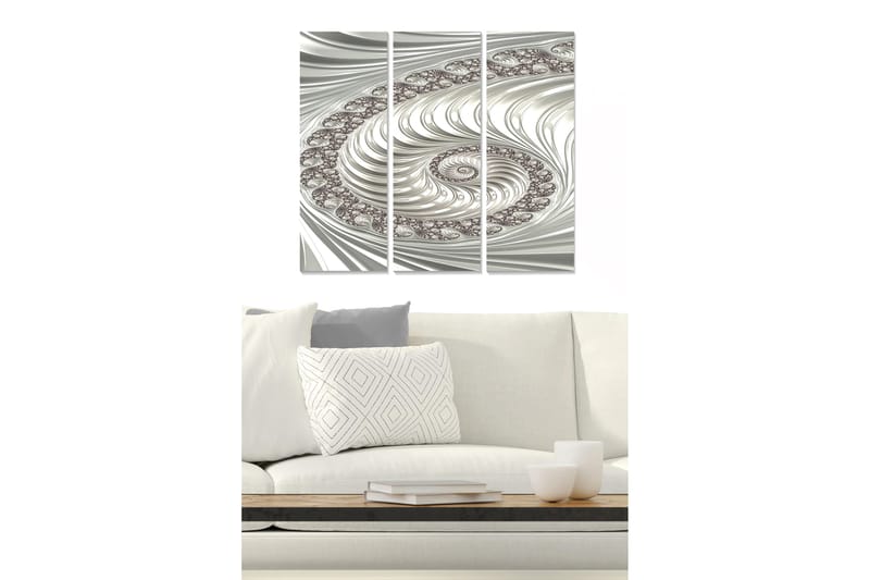 Canvastavla 3-pack Flerfärgad - 20x50 cm - Inredning - Tavlor & konst - Canvastavlor