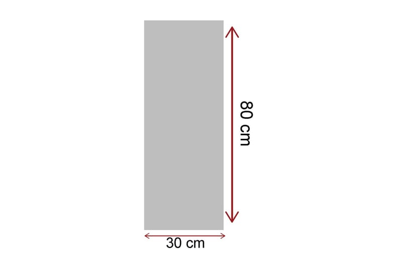 Canvastavla 30x80 cm - Livlig stadsscen med människor som går under paraplyer i regnet - Röd / Gul / Grå - Inredning - Tavlor & konst - Canvastavlor
