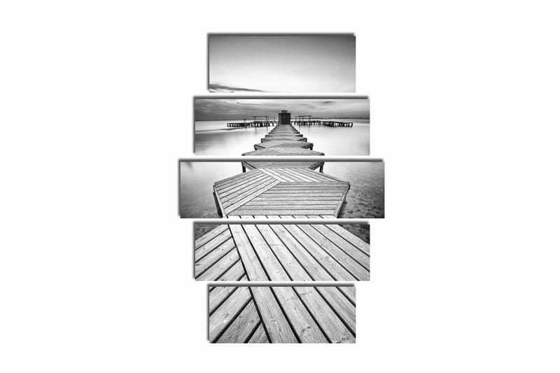 Canvastavla 5-pack Flerfärgad, 19x60 cm