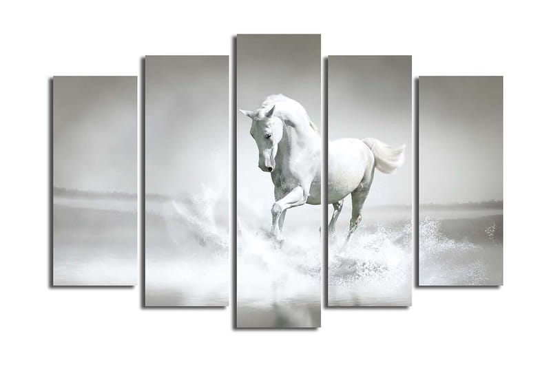 Canvastavla 5-pack Flerfärgad - 19x60 cm - Inredning - Tavlor & konst - Canvastavlor