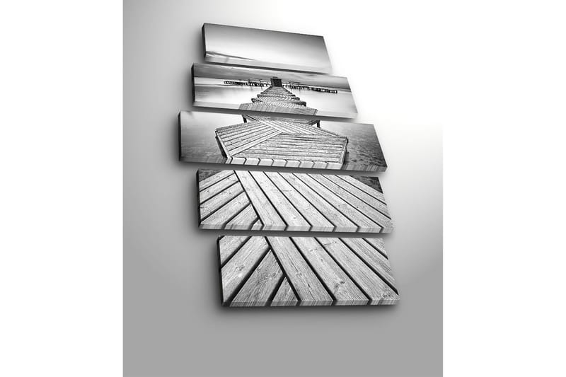 Canvastavla 5-pack Flerfärgad - 19x60 cm - Inredning - Tavlor & konst - Canvastavlor