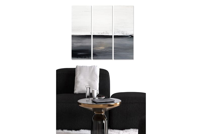 Canvastavla Abstract 3-pack Flerfärgad - 20x50 cm - Inredning - Tavlor & konst - Canvastavlor