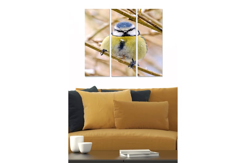 Canvastavla Animal 3-pack Flerfärgad - 20x50 cm - Inredning - Tavlor & konst - Canvastavlor