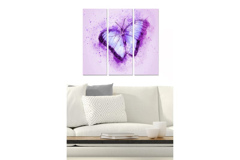 Canvastavla Animal 3-pack Flerfärgad - 20x50 cm - Inredning - Tavlor & konst - Canvastavlor