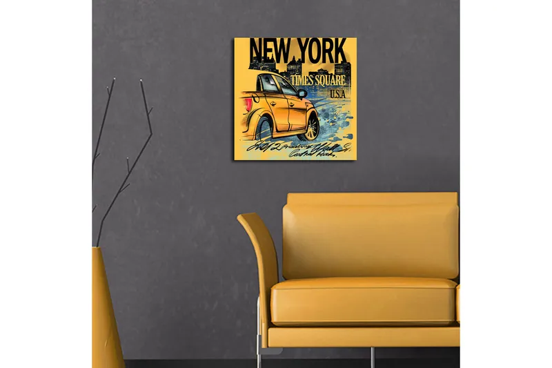 Canvastavla Animal Flerfärgad - 45x45 cm - Inredning - Tavlor & konst - Canvastavlor