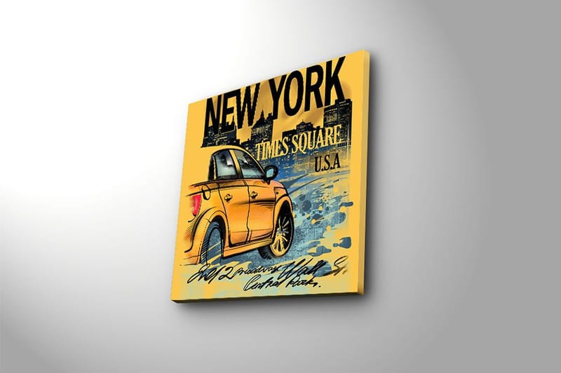 Canvastavla Animal Flerfärgad - 45x45 cm - Inredning - Tavlor & konst - Canvastavlor