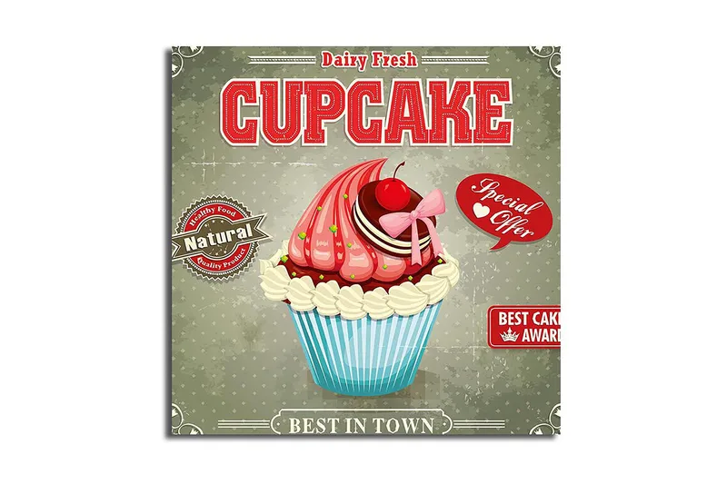 Canvastavla Animal Flerfärgad, 45x45 cm