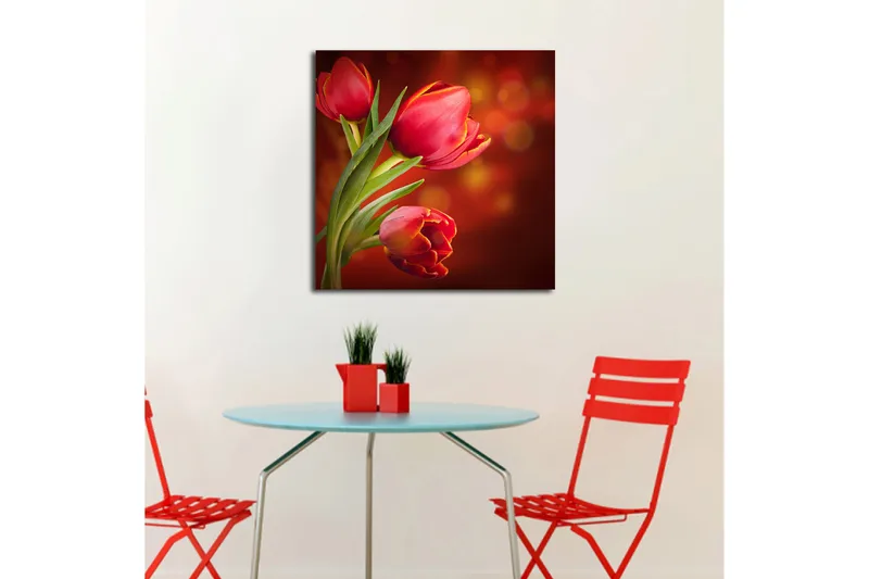 Canvastavla Animal Flerfärgad - 45x45 cm - Inredning - Tavlor & konst - Canvastavlor